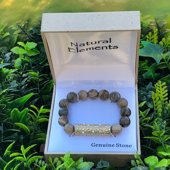Natural Elements Stone Bracelet - Picture 2 of 6